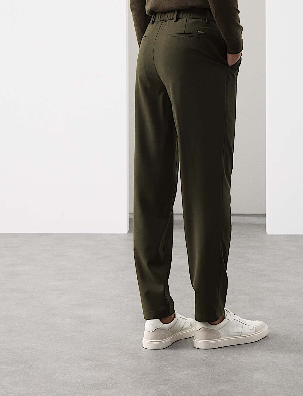 Wool Blend Performance Trousers