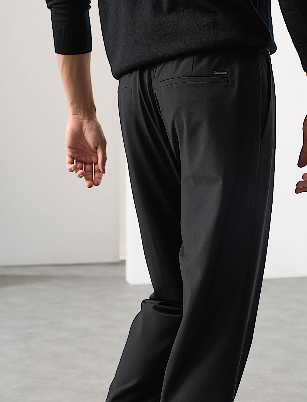 Wool Blend Performance Trousers