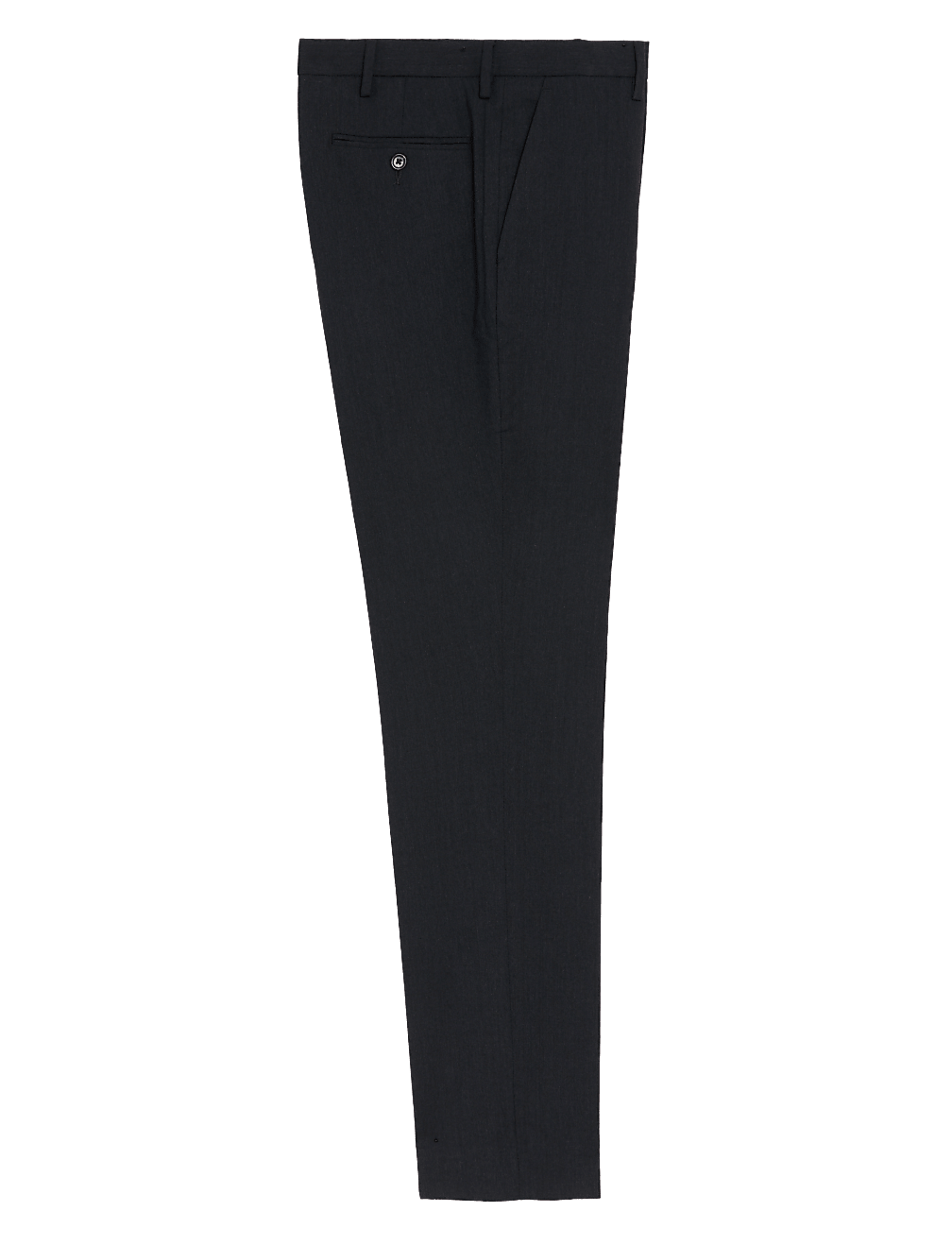 Slim Fit Flat Front Stretch Trousers
