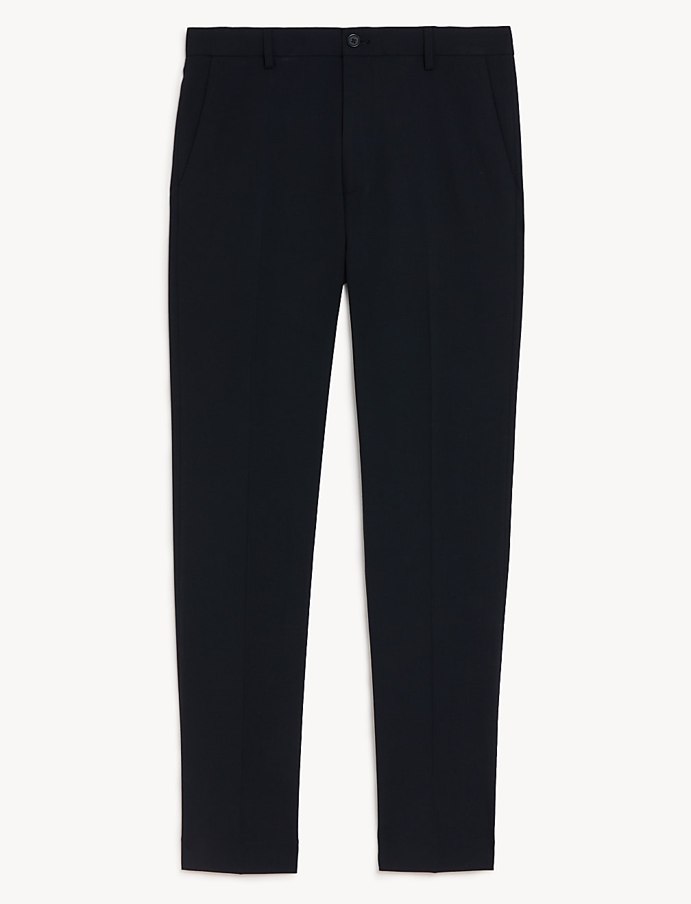 Tailored Fit Flat Front Stretch Trousers