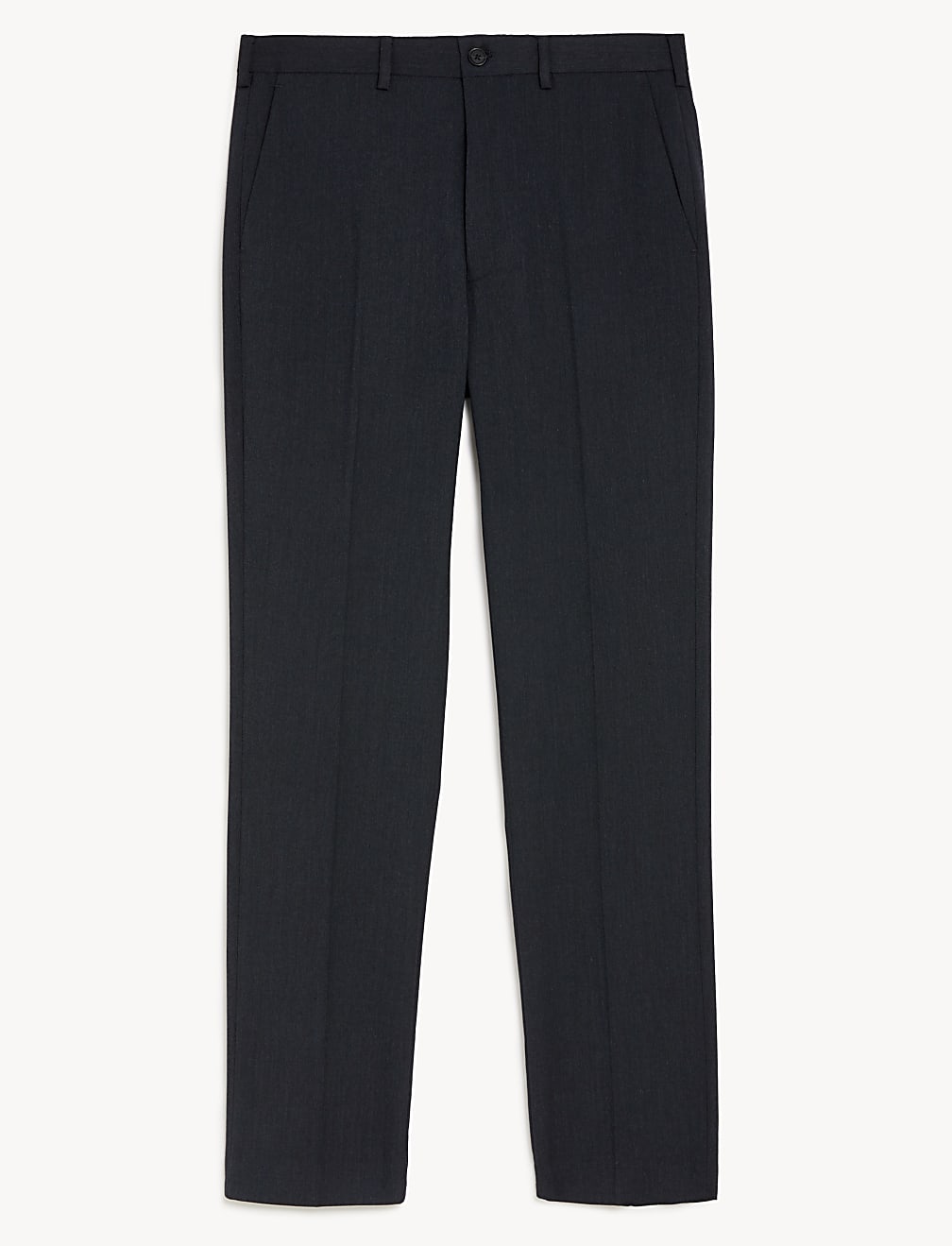 Tailored Fit Flat Front Stretch Trousers