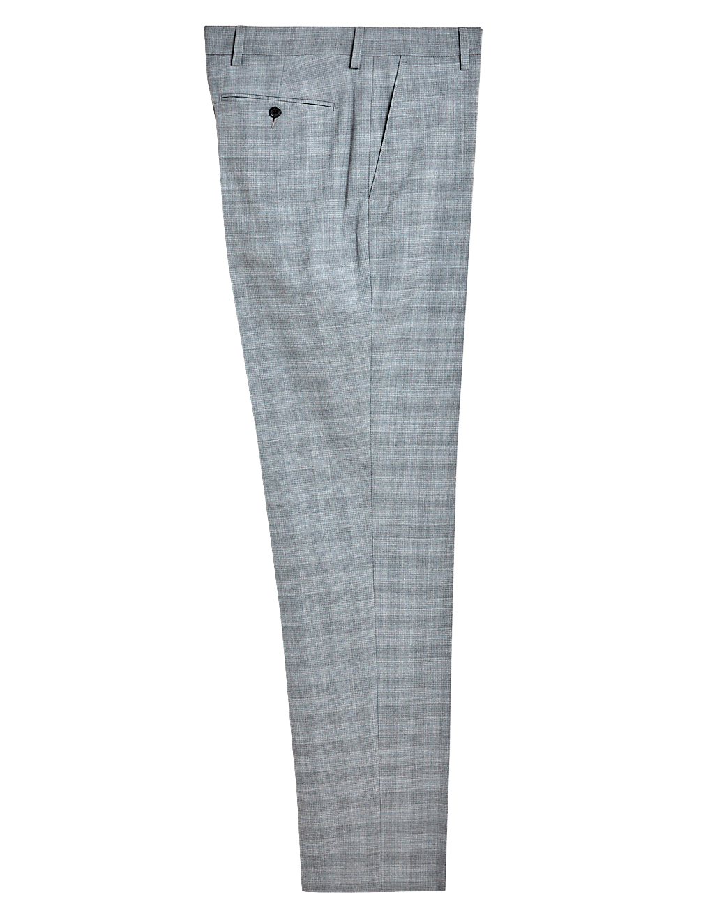 Regular Fit Check Stretch Trousers