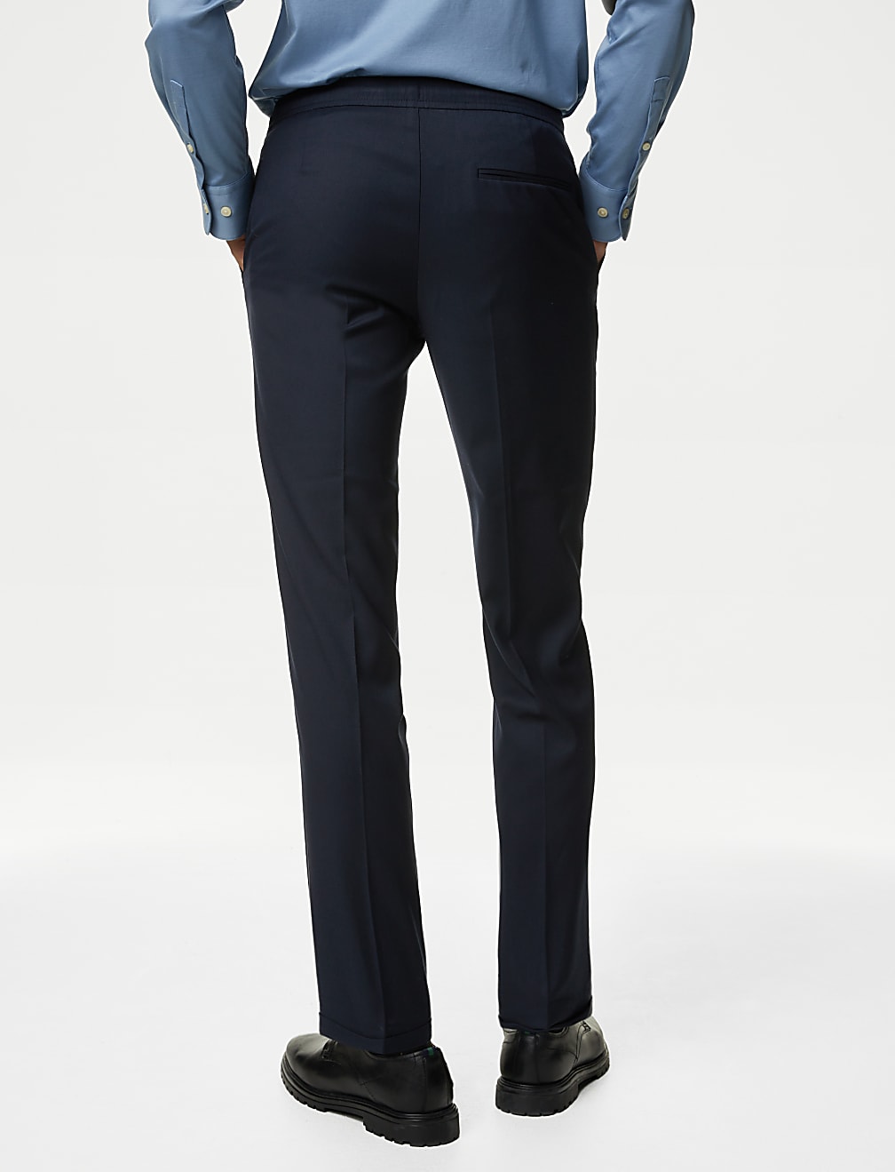 Half-Elasticated Waist Trousers
