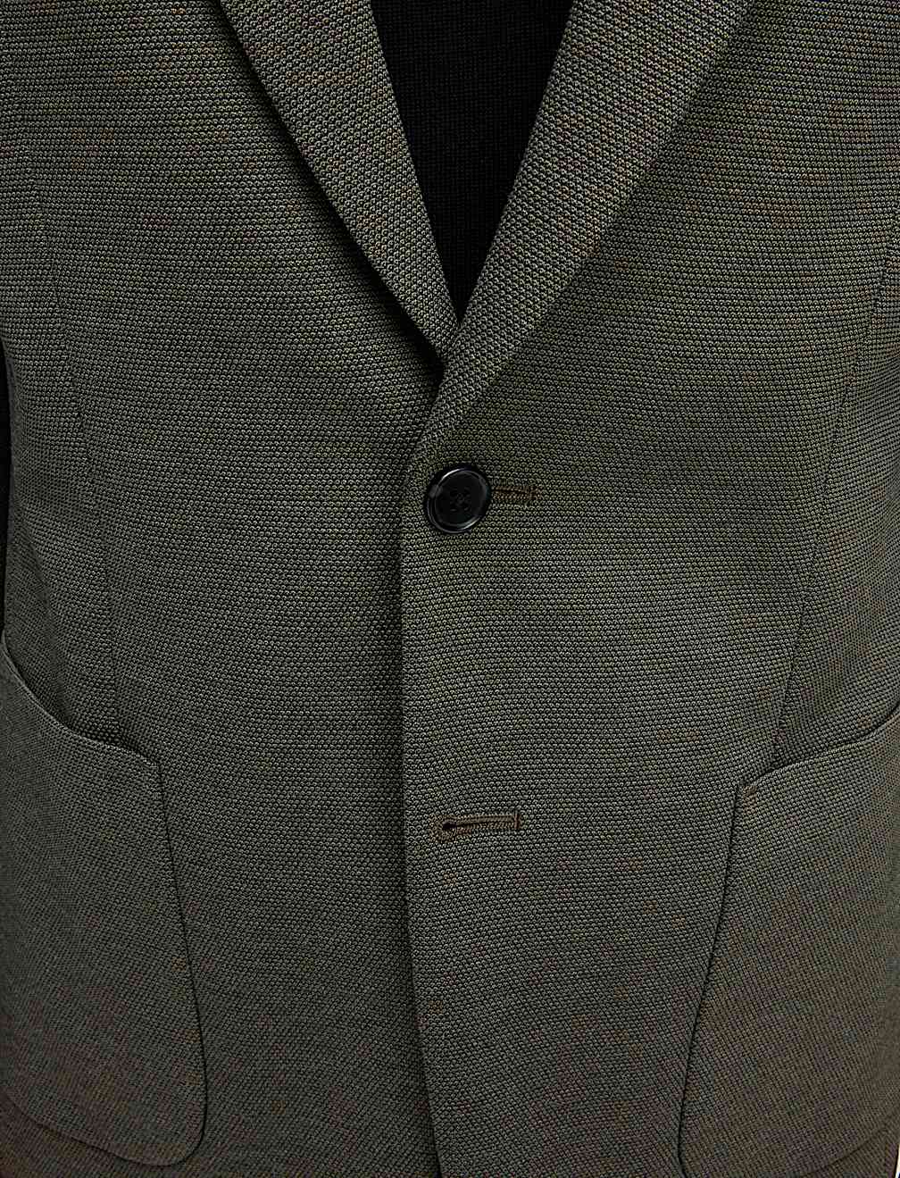 Tailored Fit Jersey Textured Blazer