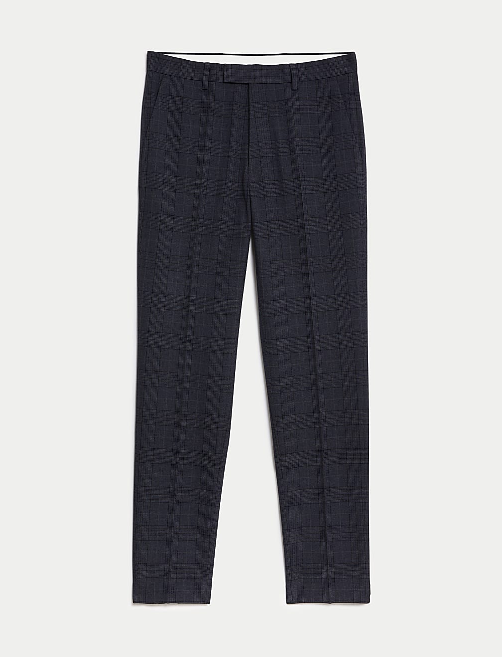 Check Stretch Trousers
