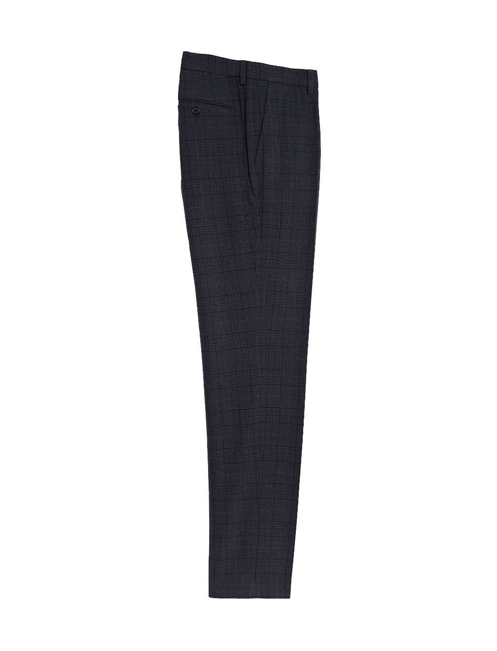 Check Stretch Trousers