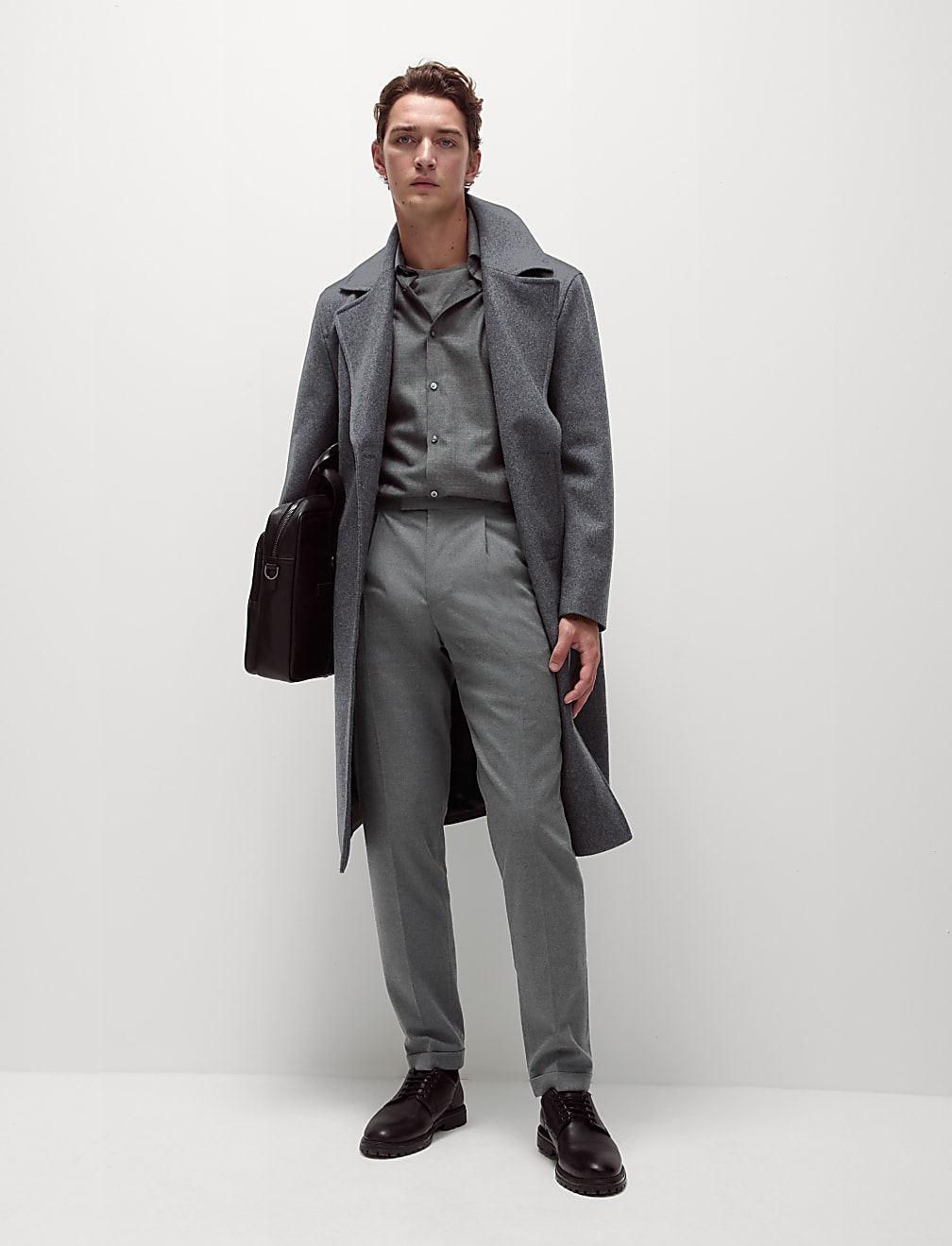 Tailored Fit Warm Handle Twill Trousers
