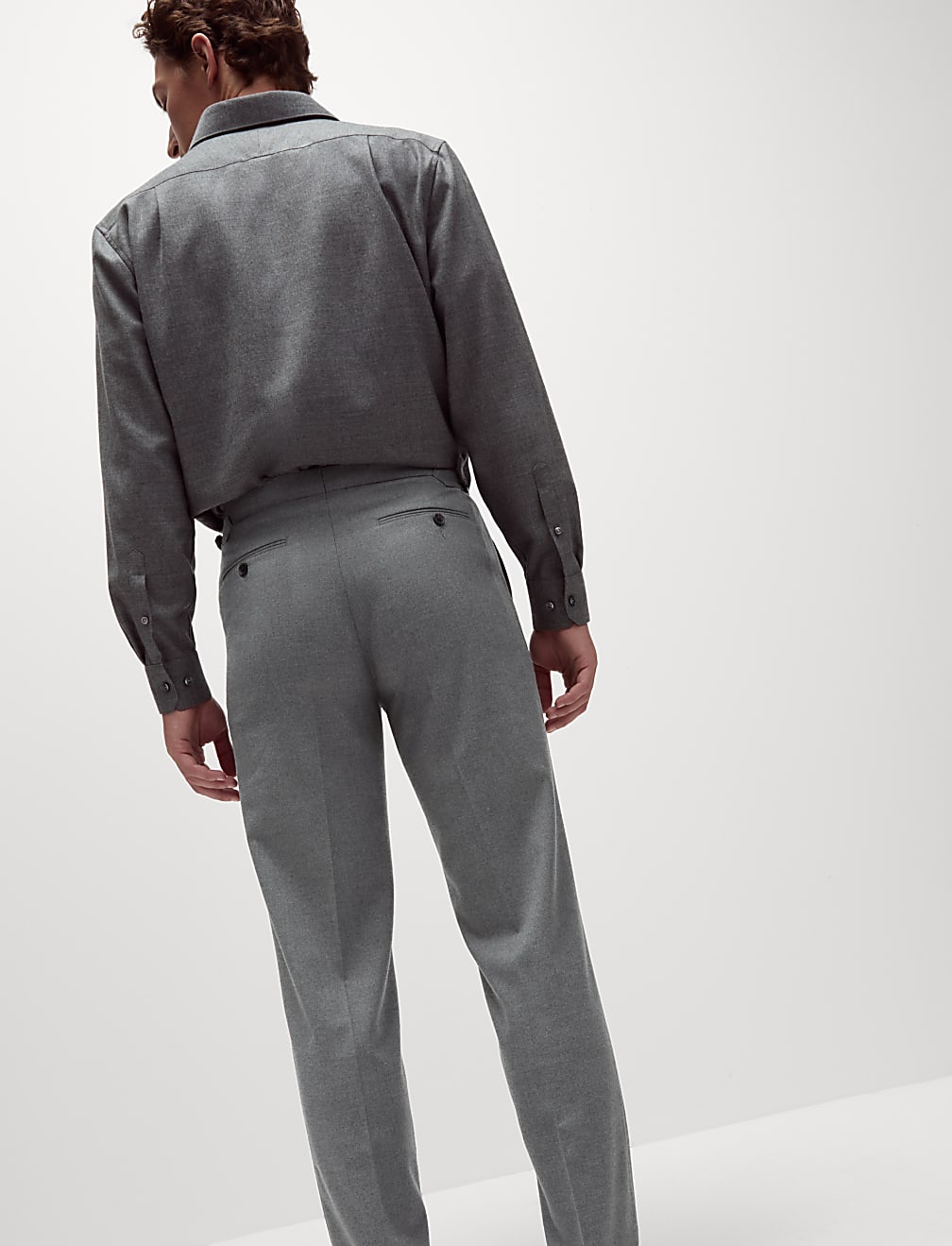 Tailored Fit Warm Handle Twill Trousers