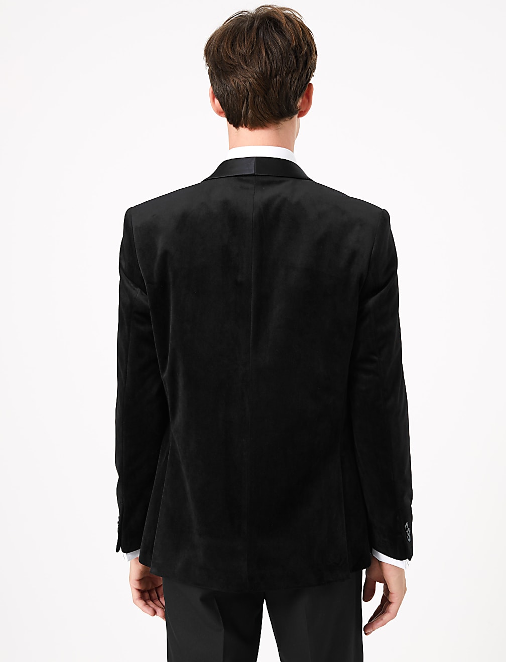 Tailored Fit Velvet Jacket