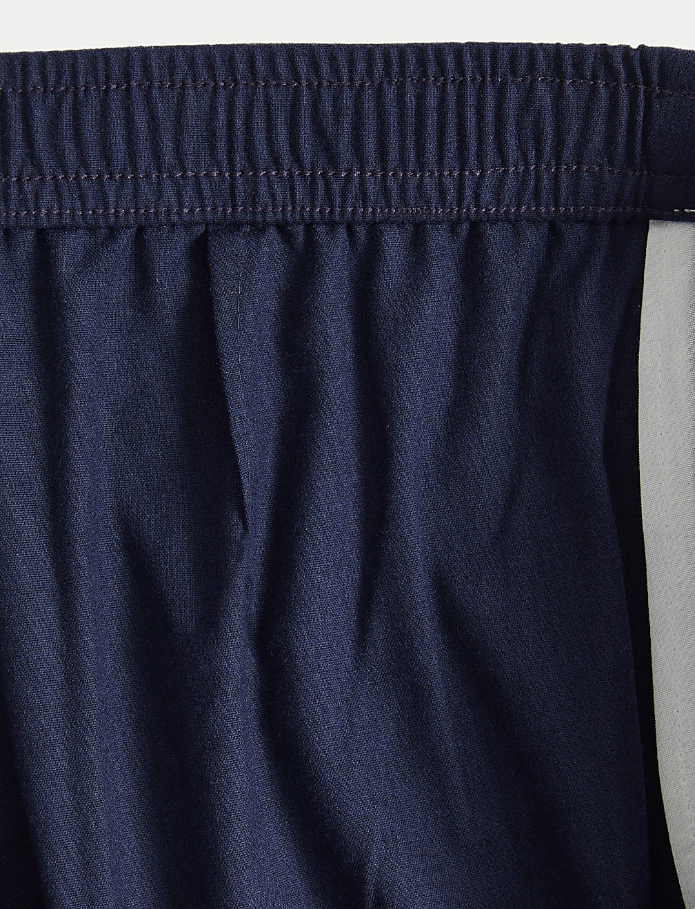 Single Pleat Brushed Stretch Trousers