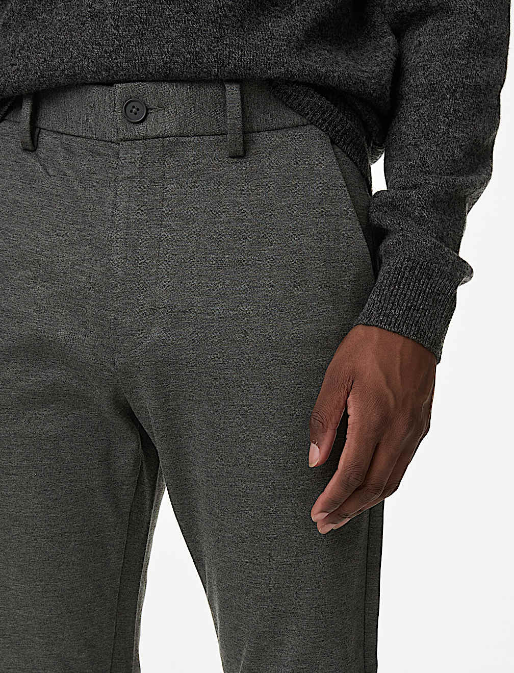 Slim Fit Stretch Ponte Chinos