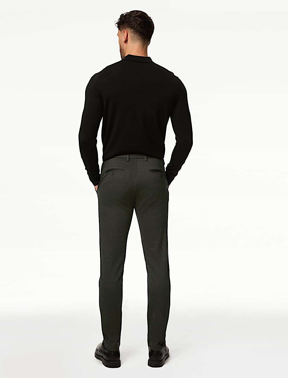 Slim Fit Stretch Ponte Chinos