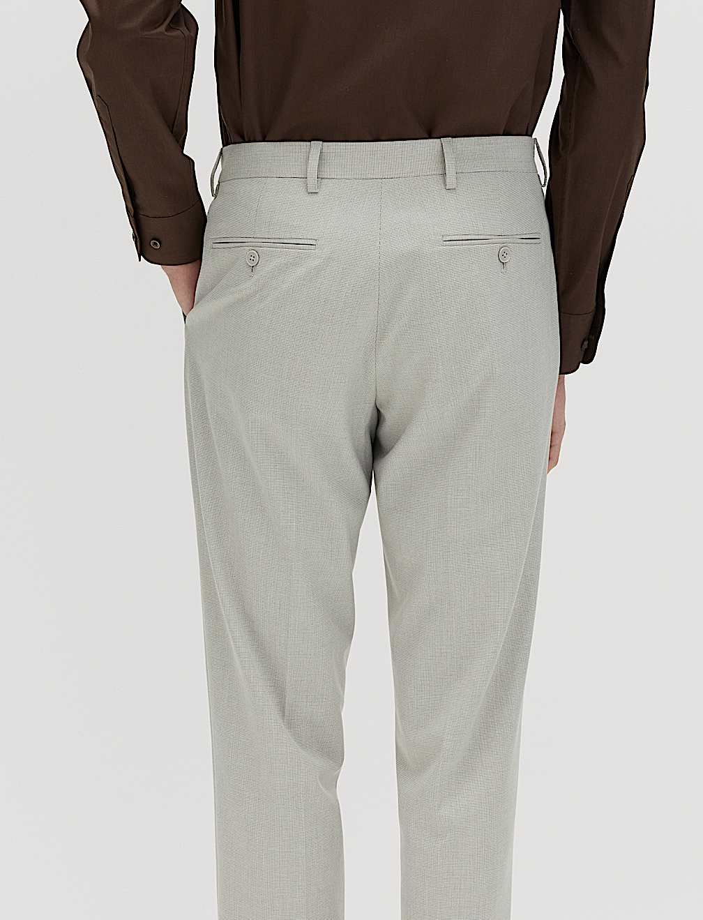 Tailored Fit Puppytooth Trousers