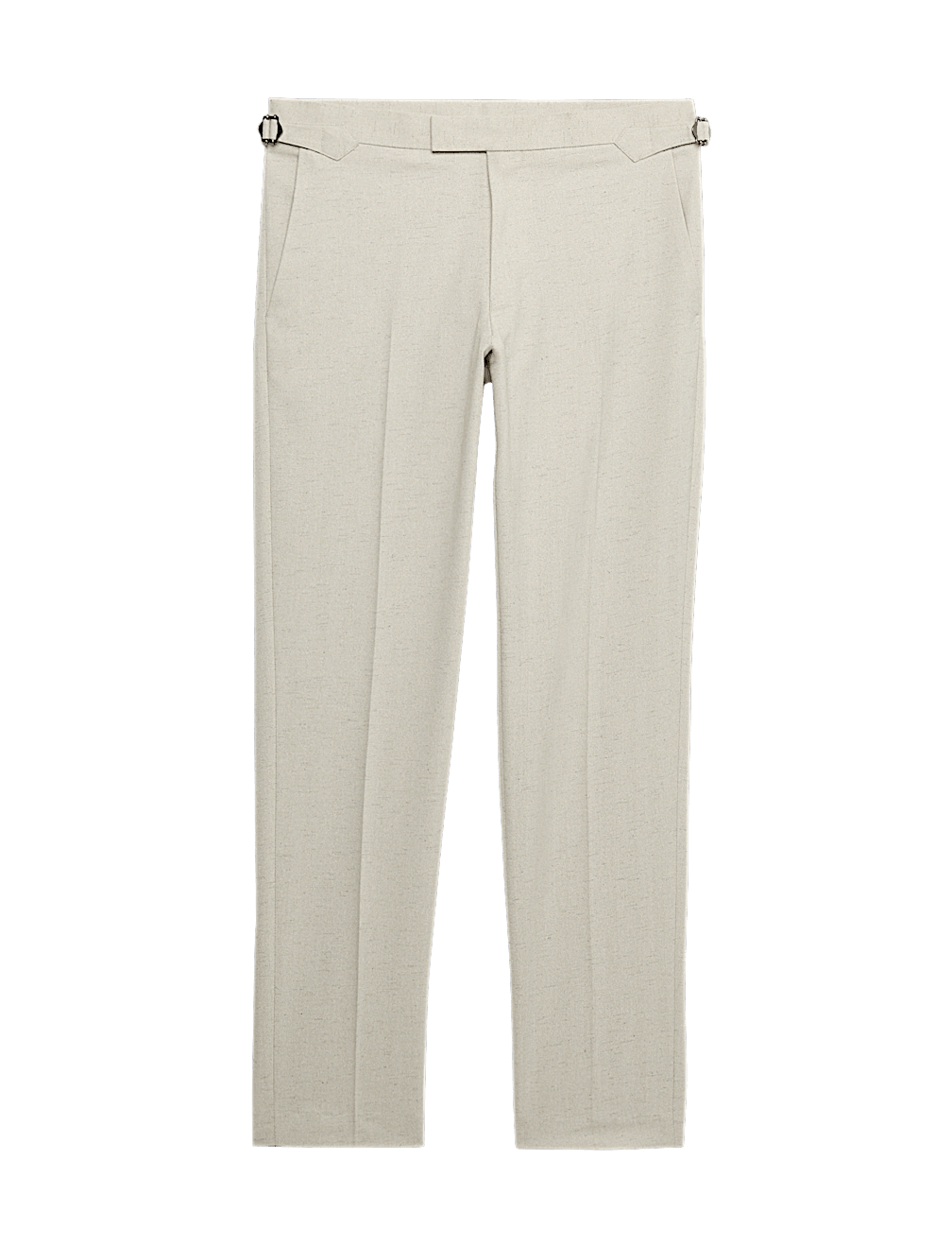 Tailored Fit Herringbone Trousers