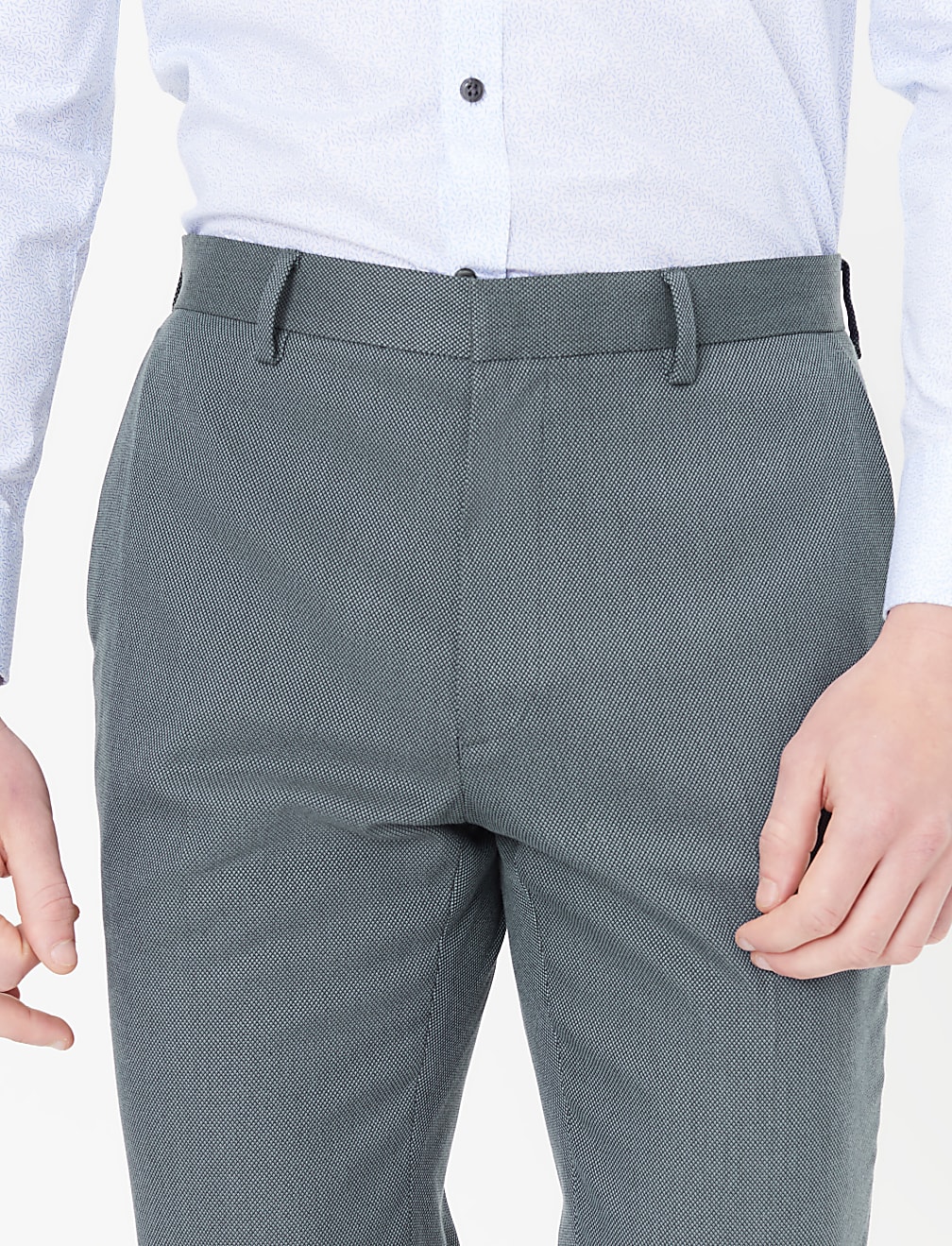 Skinny Fit Stretch Trousers