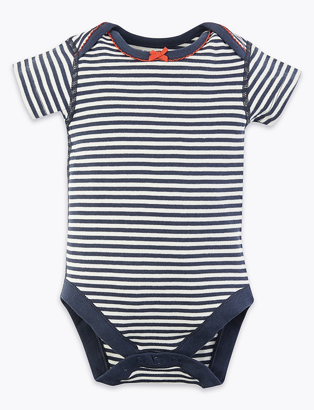 5 Pack Organic Cotton Bodysuits (6½lbs-3 Yrs)