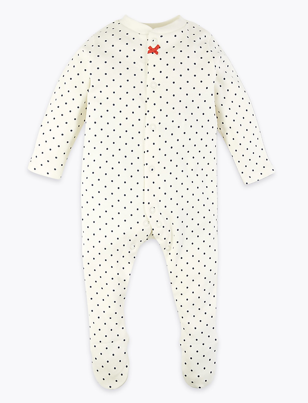 3 Pack Organic Cotton Sleepsuits