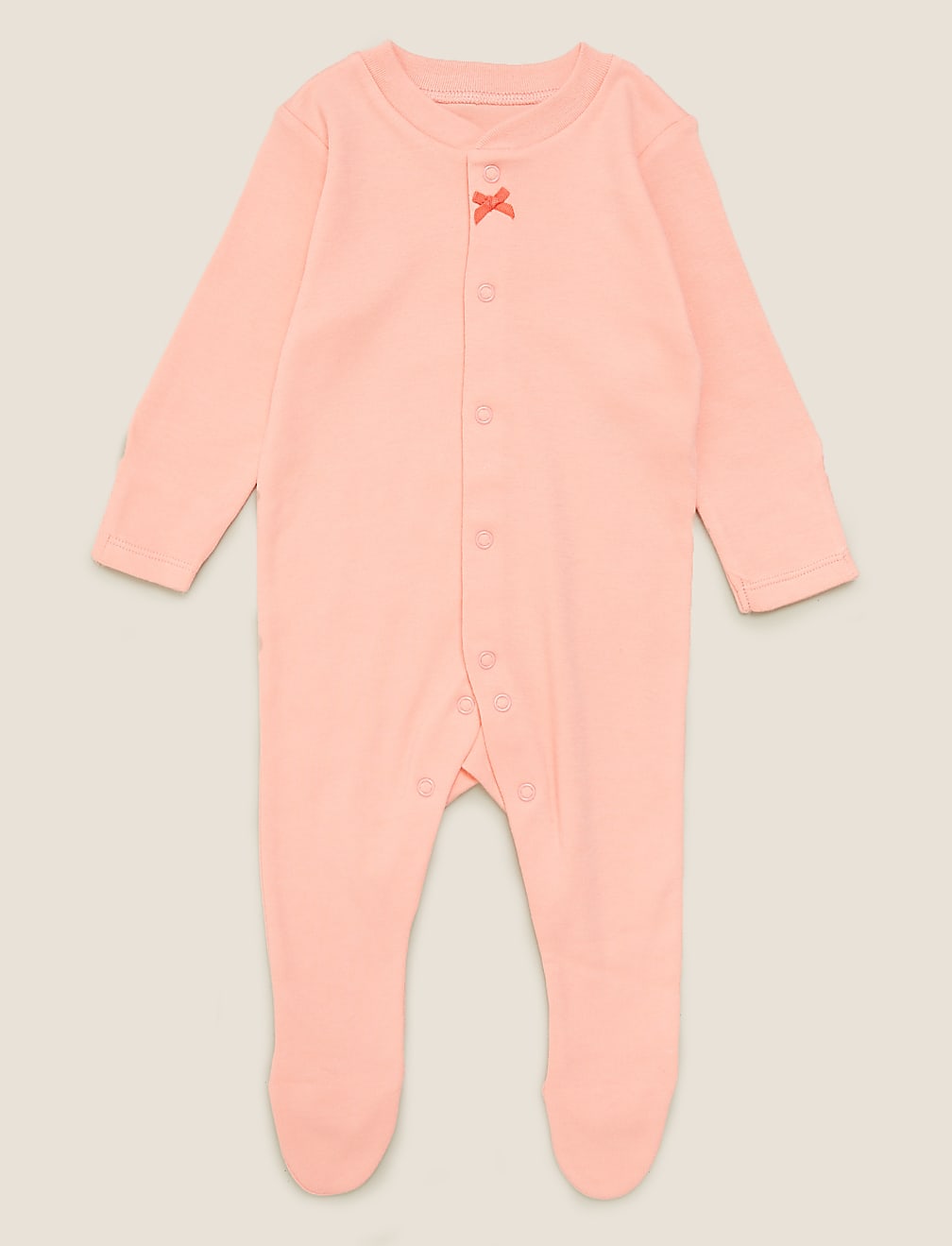 3pk Organic Cotton Print Sleepsuits