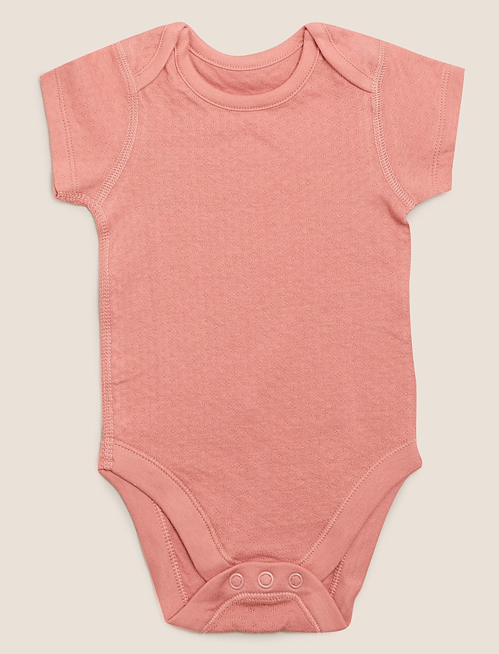 5pk Organic Cotton Plain Bodysuits (0-3 Yrs)