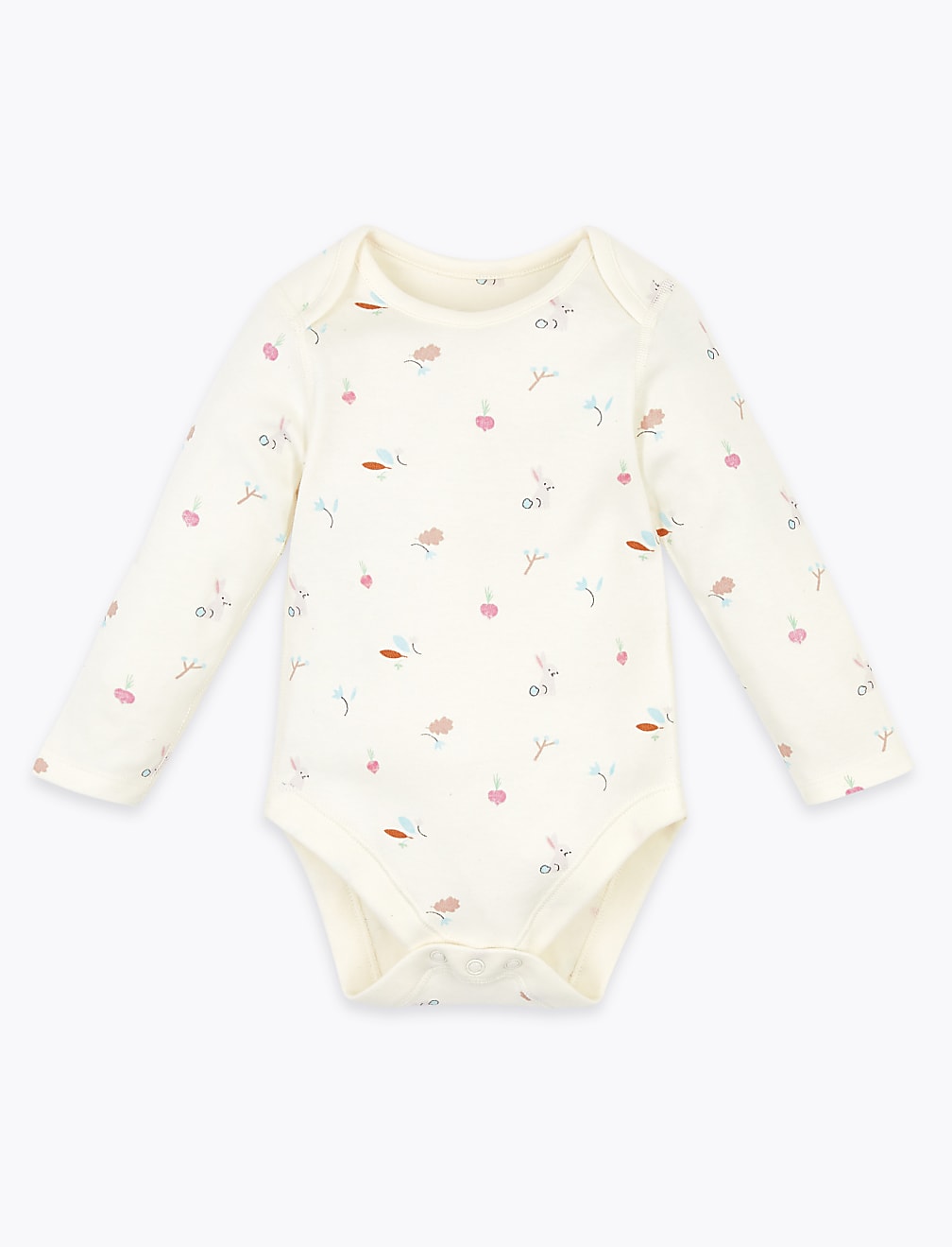 5 Pack Organic Cotton Nature Bodysuits (6&frac12;lbs-3 Yrs)