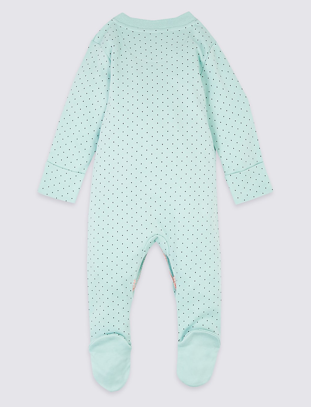 3 Pack Organic Cotton Sleepsuits (6½lbs-3 Yrs)