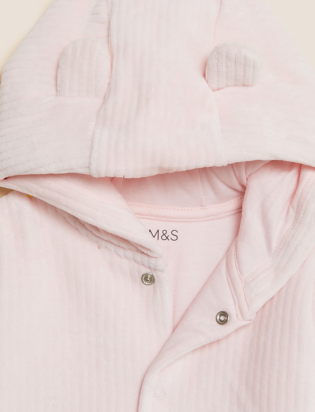 Cotton Rich Velour Hooded Jacket