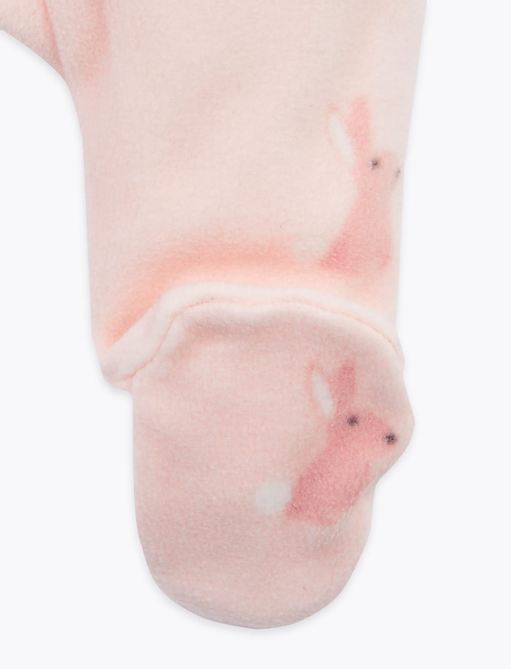 Fleece Rabbit Sleepsuit (7lbs-12 Mths)