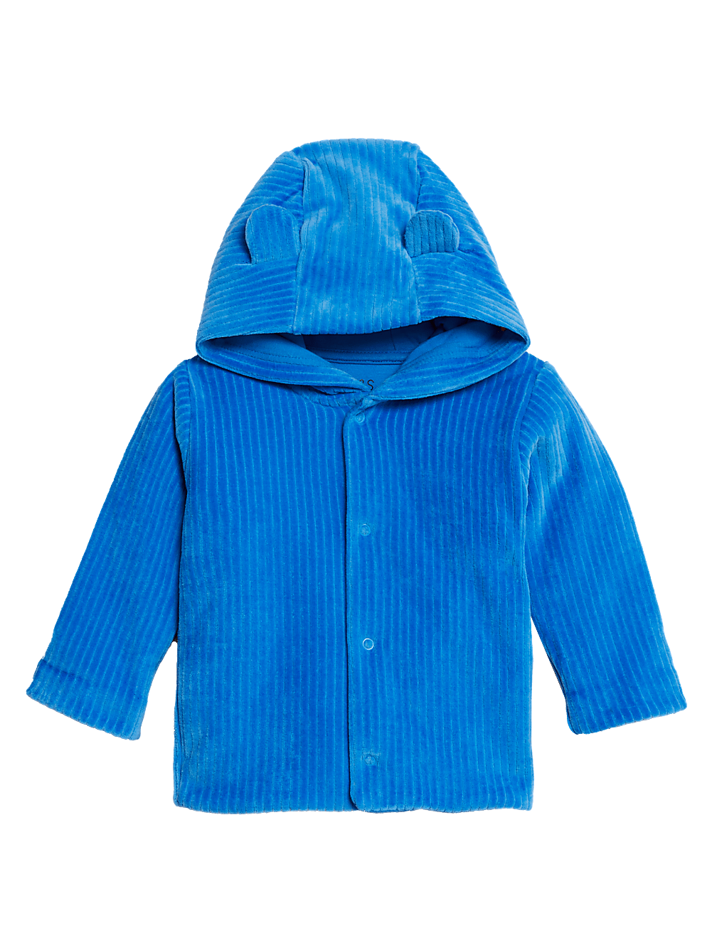 Cotton Rich Velour Hooded Jacket