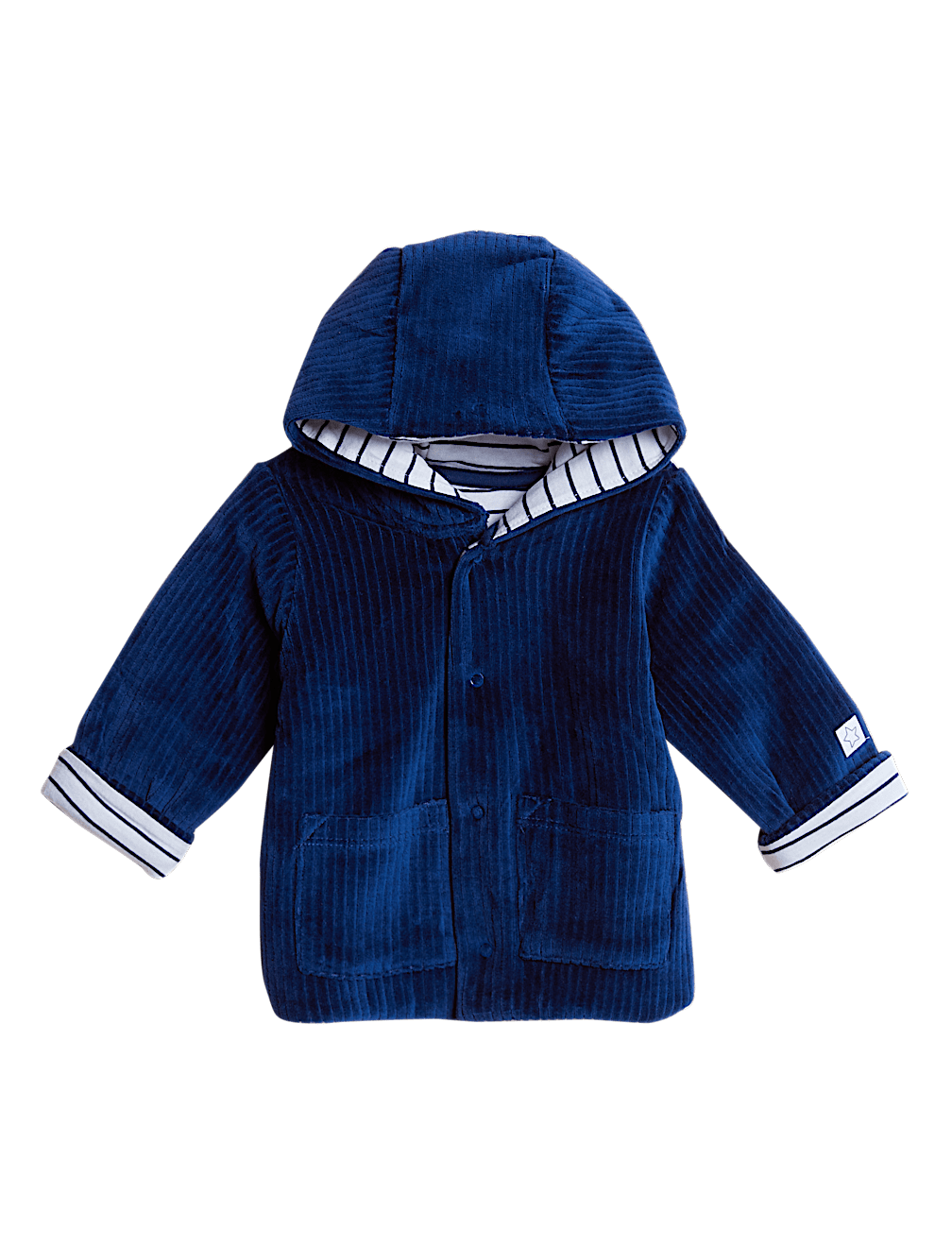 Cotton Rich Hooded Jacket (0-3 Yrs)