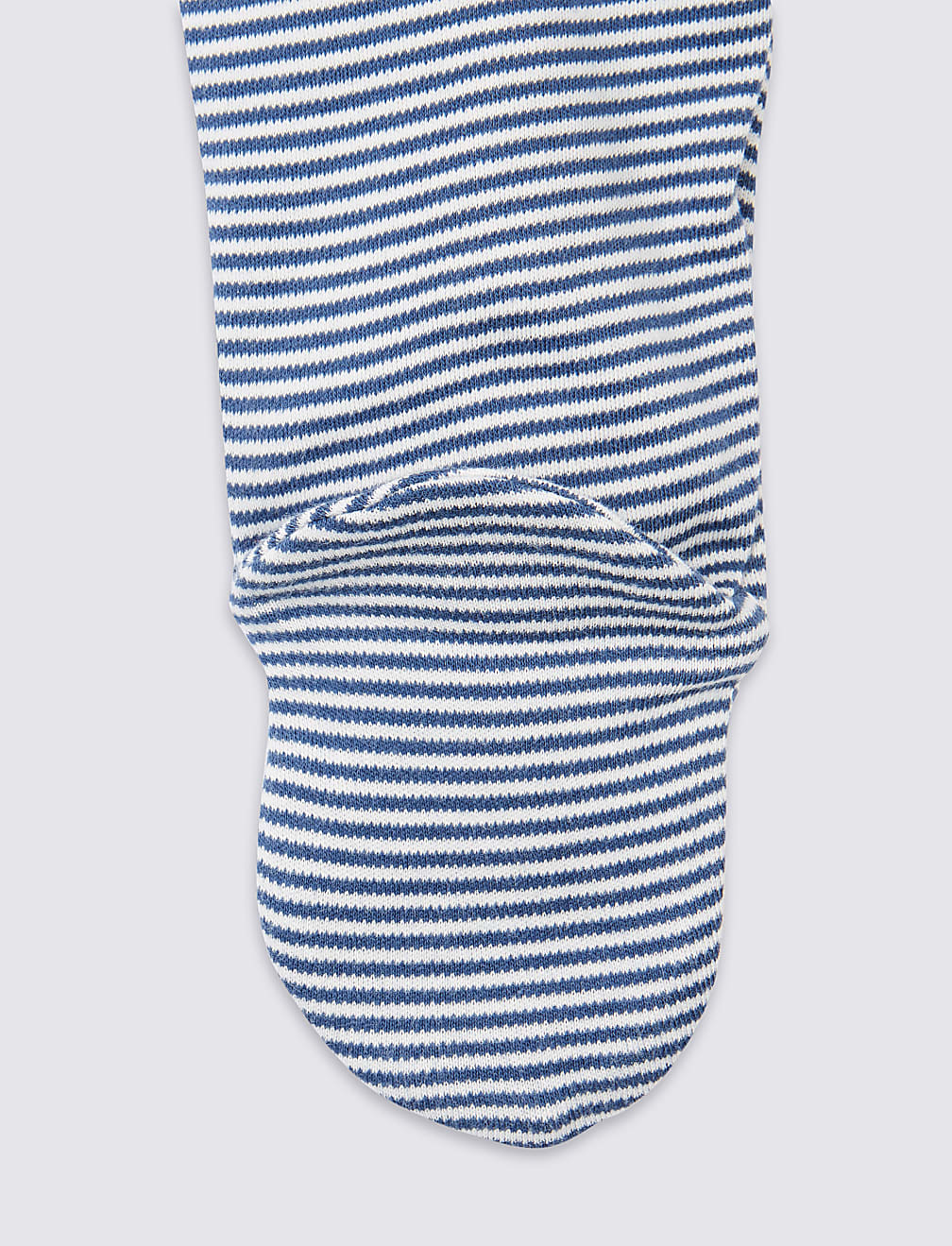 3 Pack Organic Pure Cotton Whale Sleepsuits