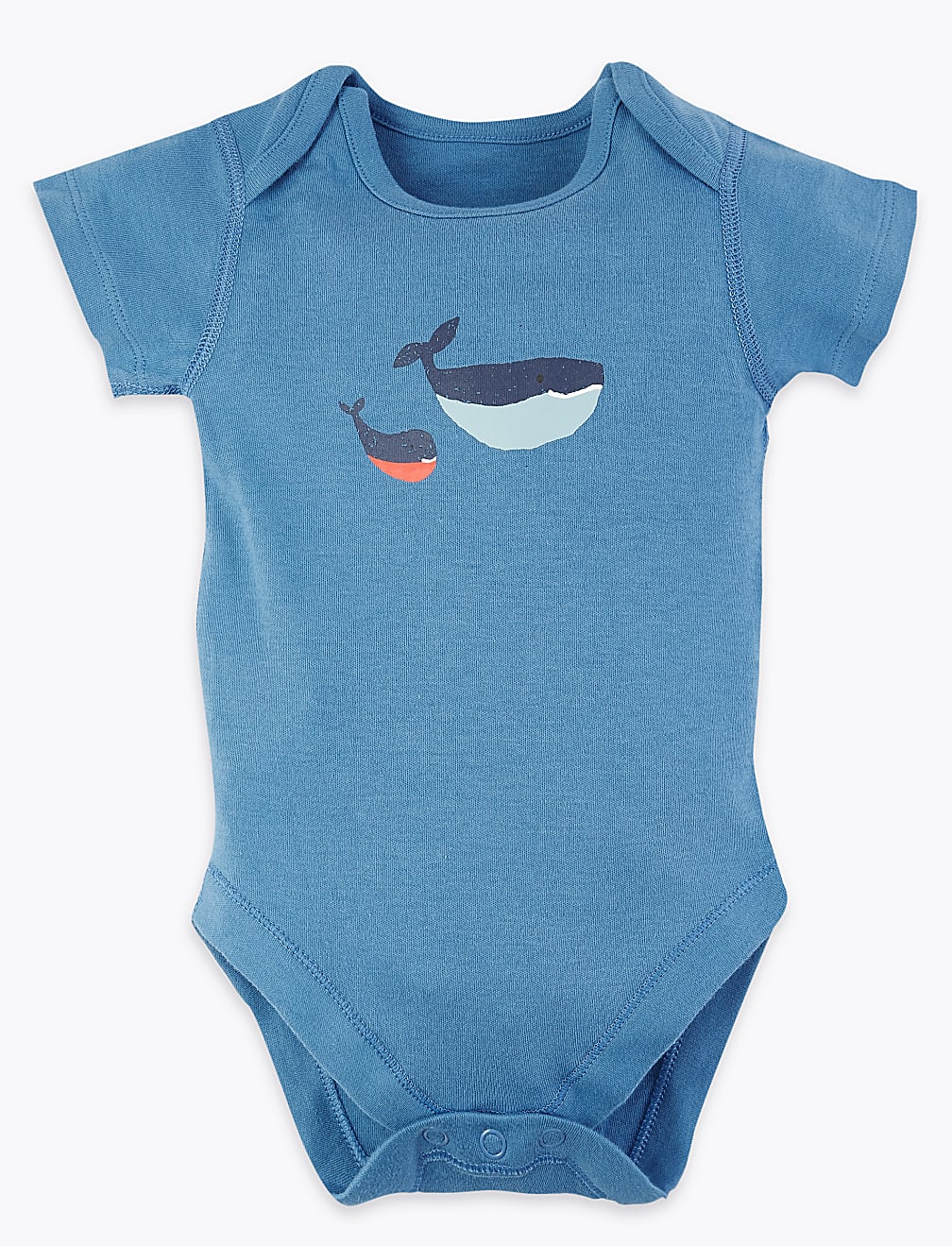 5 Pack Organic Cotton Nautical Bodysuits (6½lbs-3 Yrs)