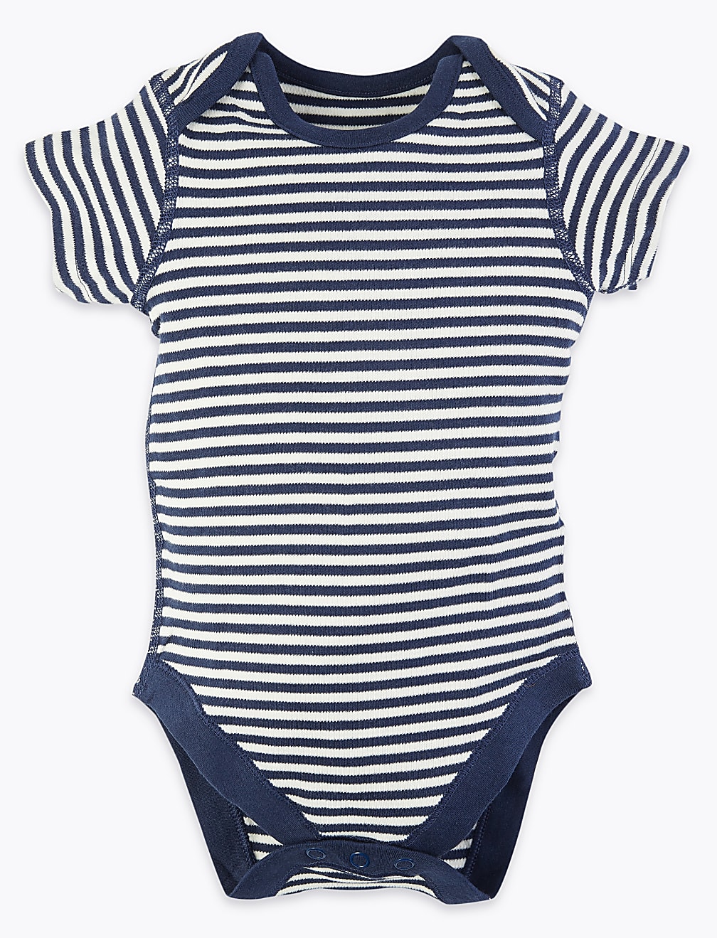 5 Pack Organic Cotton Nautical Bodysuits (6½lbs-3 Yrs)