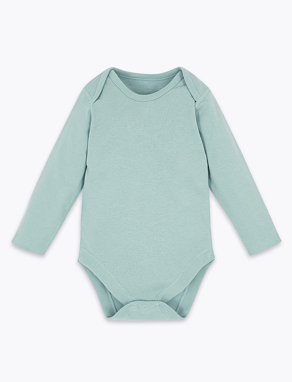 5 Pack Organic Cotton Ribbed Bodysuits (6½ lbs-3 Yrs)