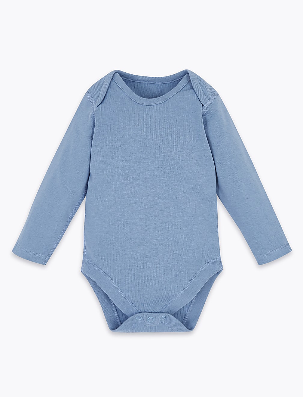 5 Pack Organic Cotton Ribbed Bodysuits (6½ lbs-3 Yrs)