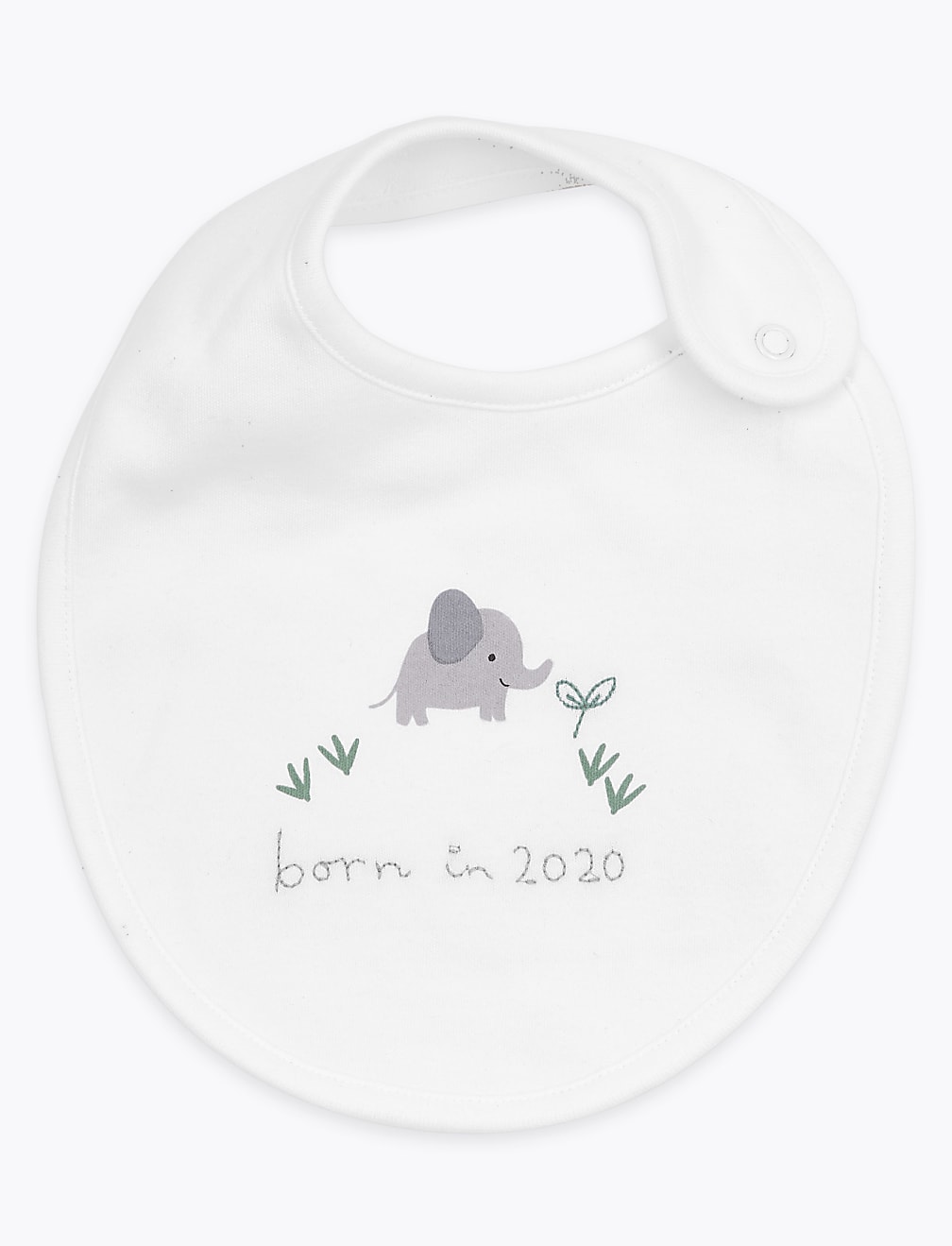 Organic Cotton Born in 2020 Dribble Bib