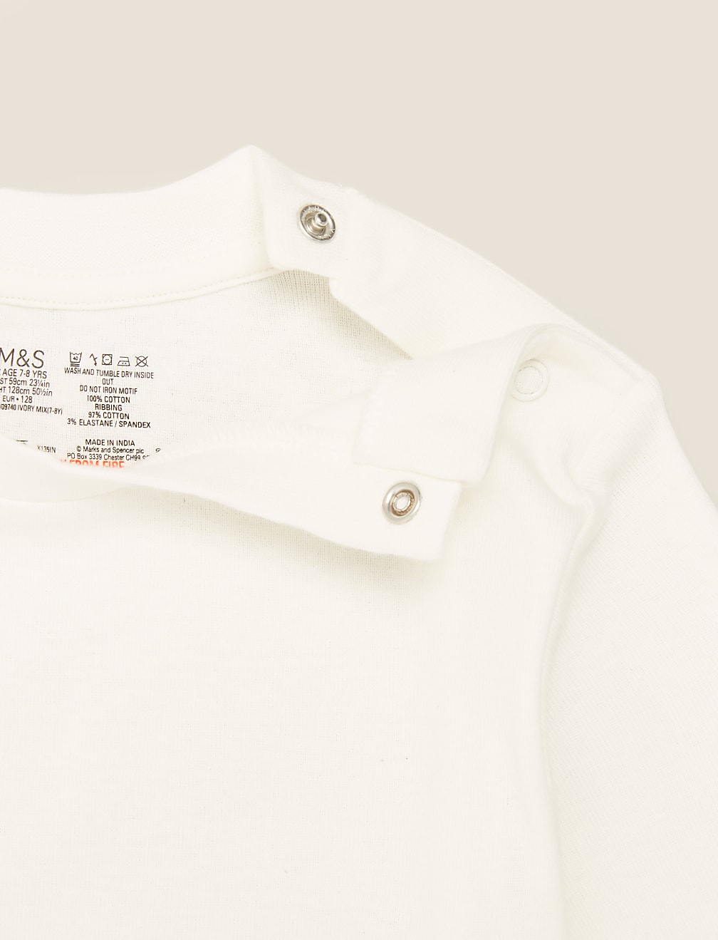 Adaptive Pure Cotton Happy Slogan Sleepsuit