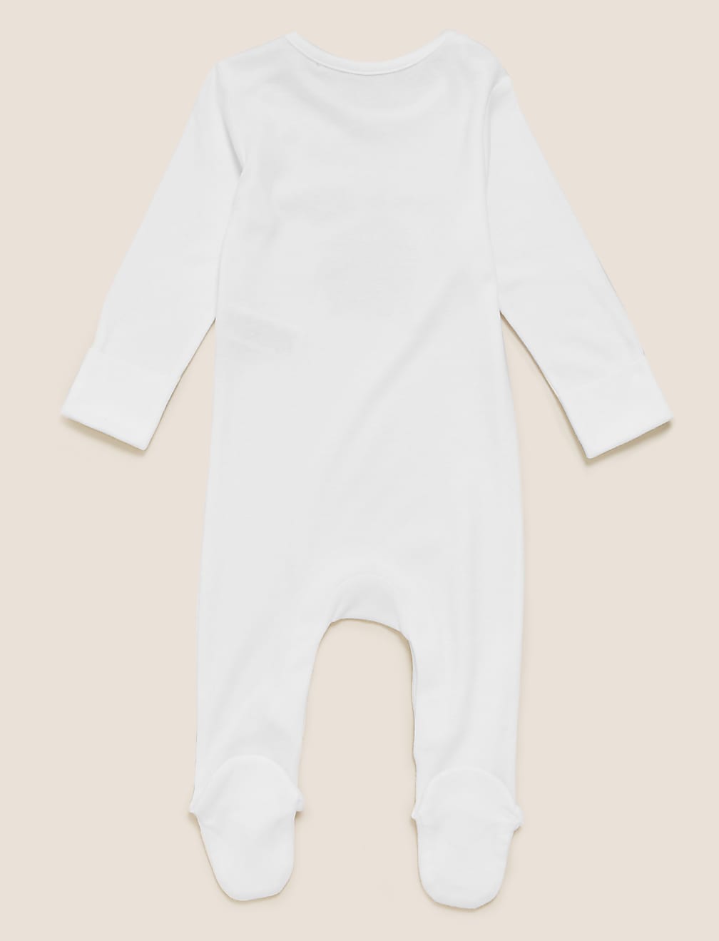 Organic Cotton Slogan Sleepsuit