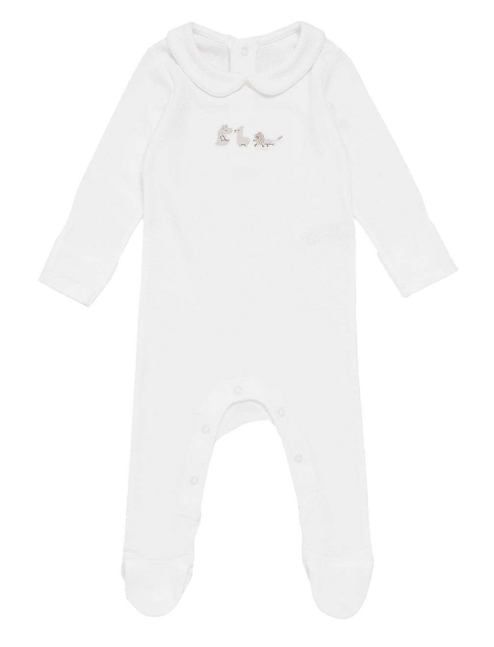 Organic Cotton Animal Sleepsuit