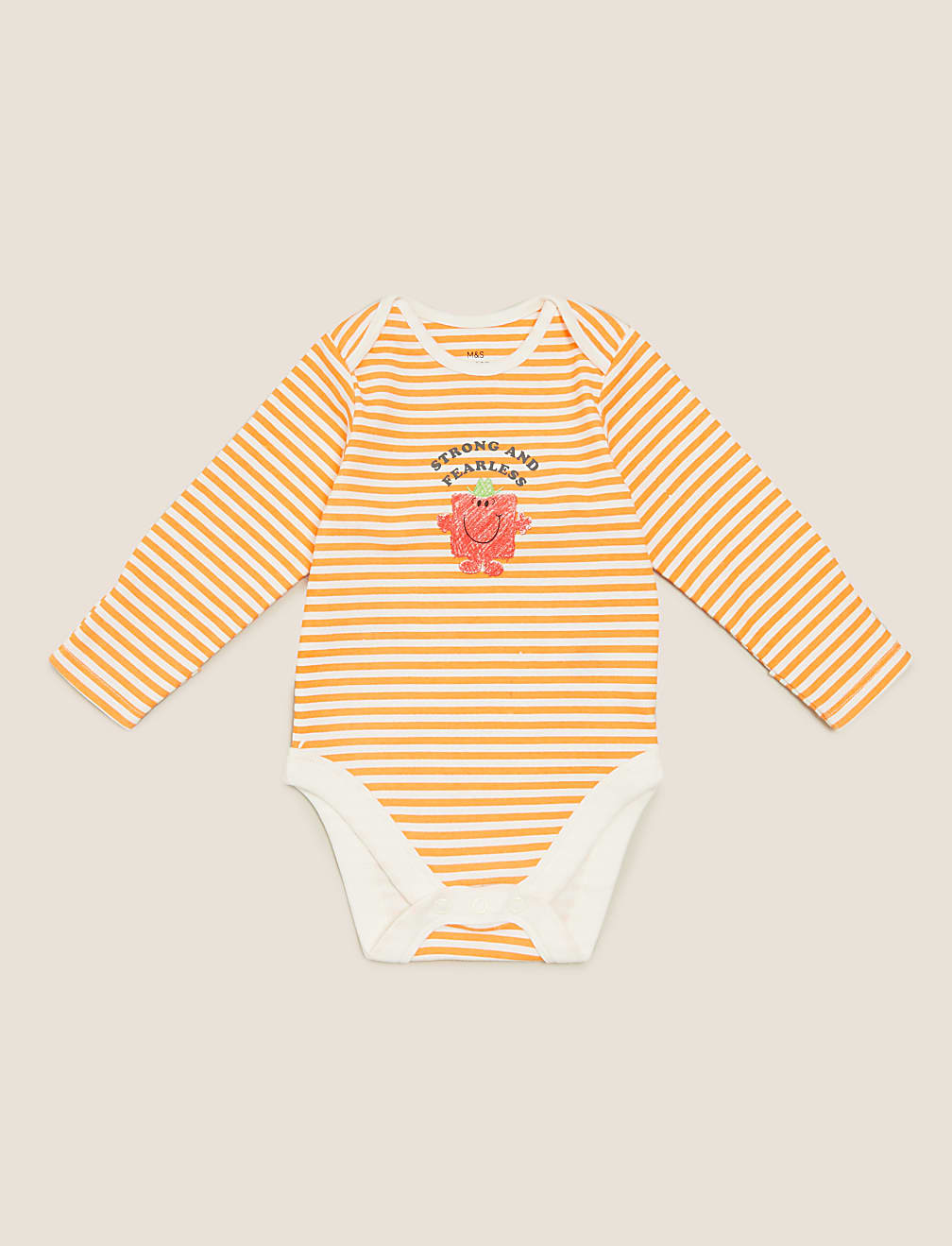 3pk Pure Cotton Mr Men™ Stripe Bodysuits