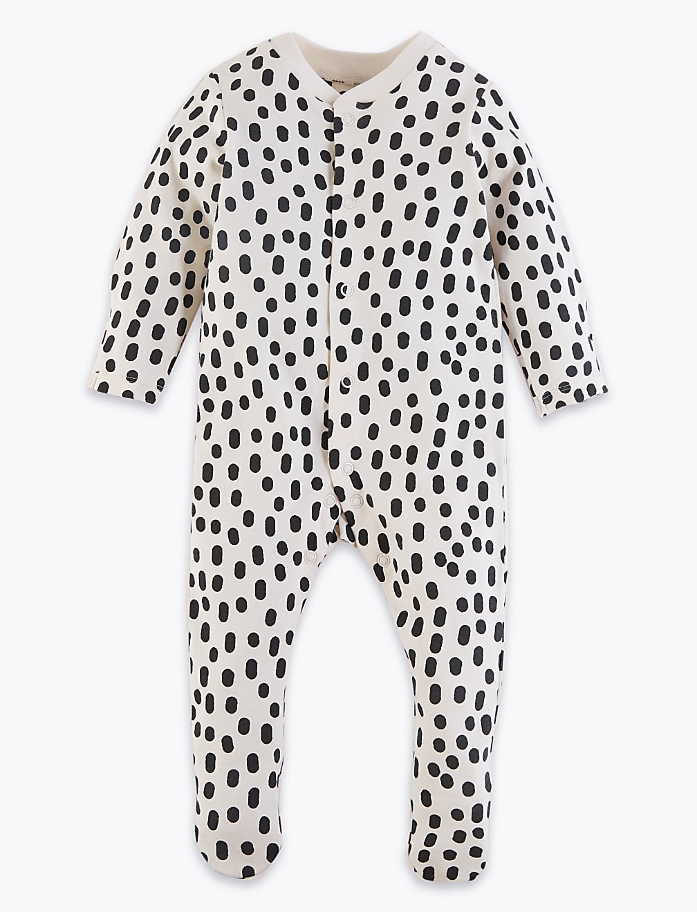3 Pack Organic Cotton Sleepsuits (6½lbs-3 Yrs)