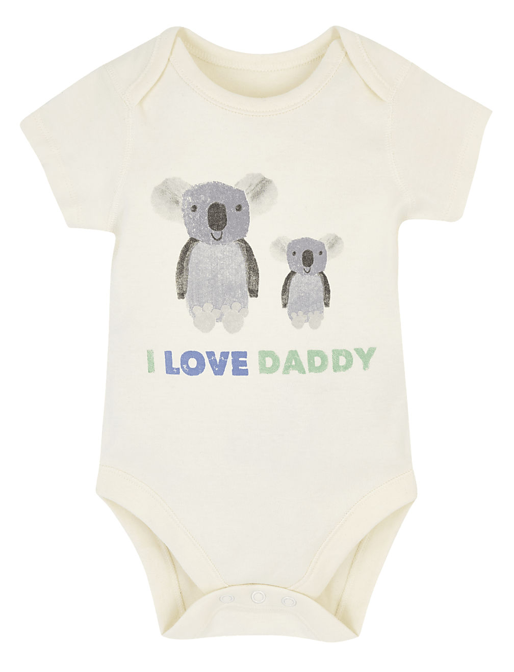 Pure Cotton I Love Daddy Bodysuit (0-12 Mths)