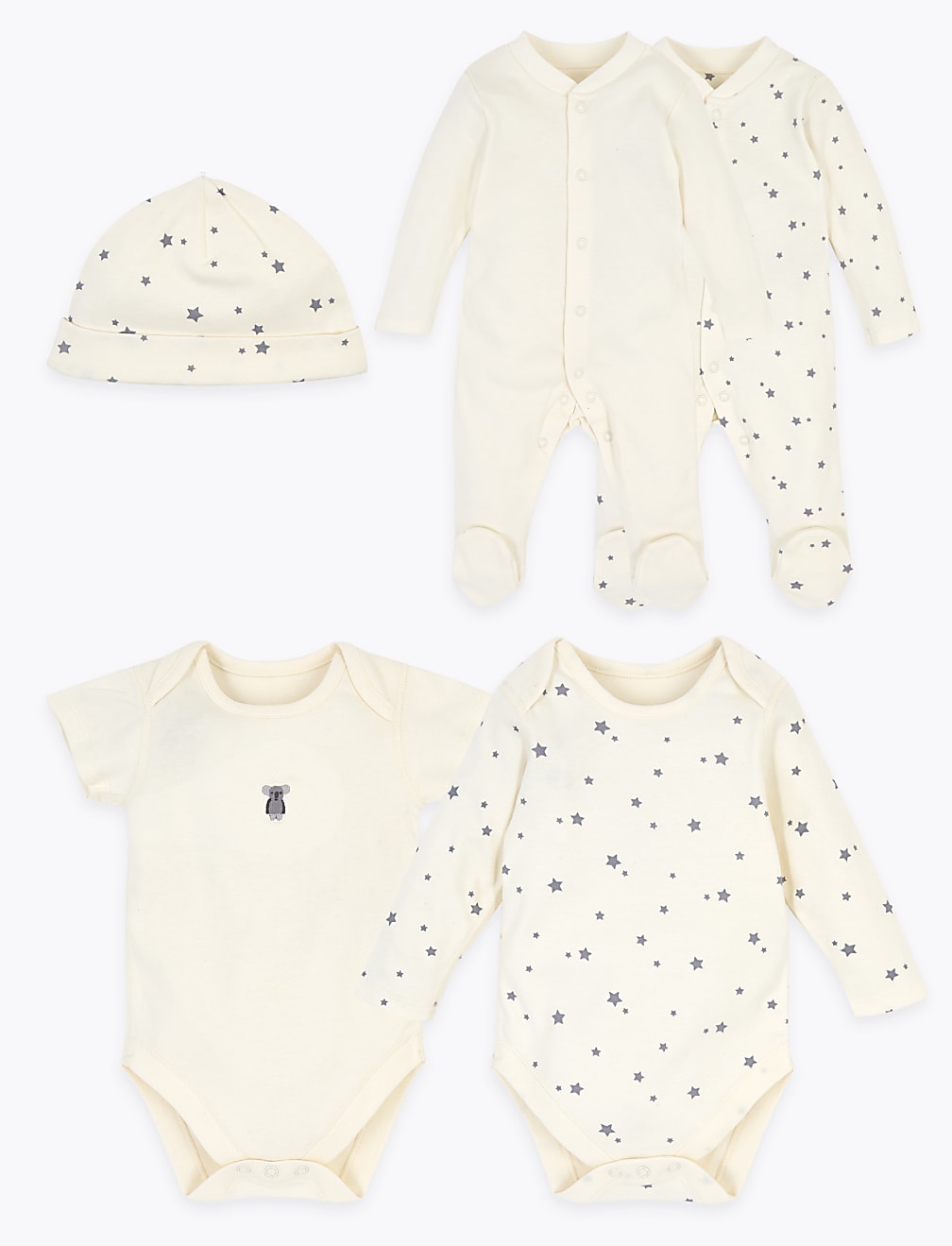 5 Piece Organic Cotton Starter Set