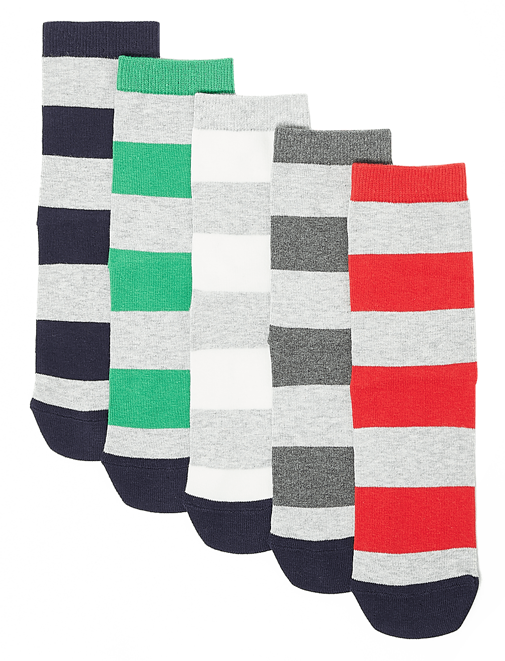 5 Pack of Striped Socks