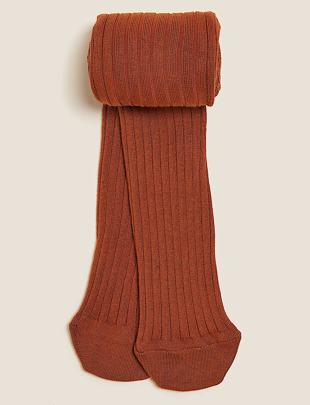 Cotton Ribbed Tights (2-14 Yrs)