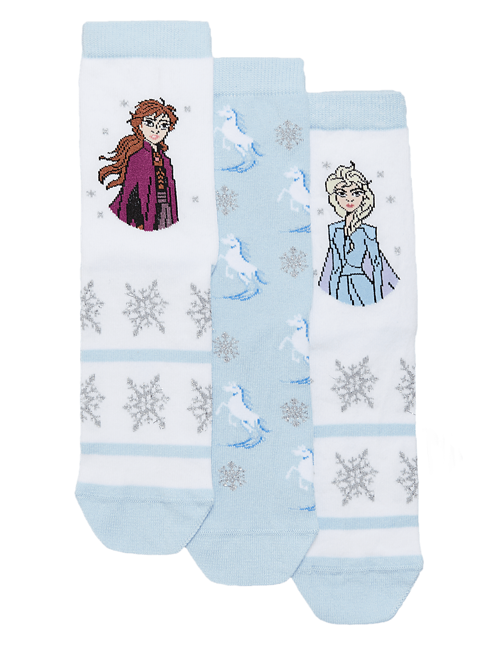 3pk Cotton Rich Frozen 2™ Socks