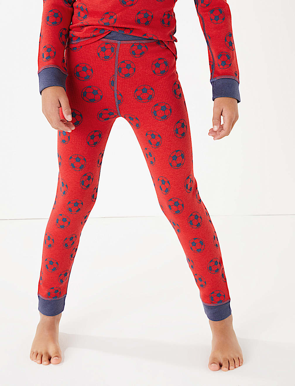 Football Print Thermal Set (18 Months - 16 Years)