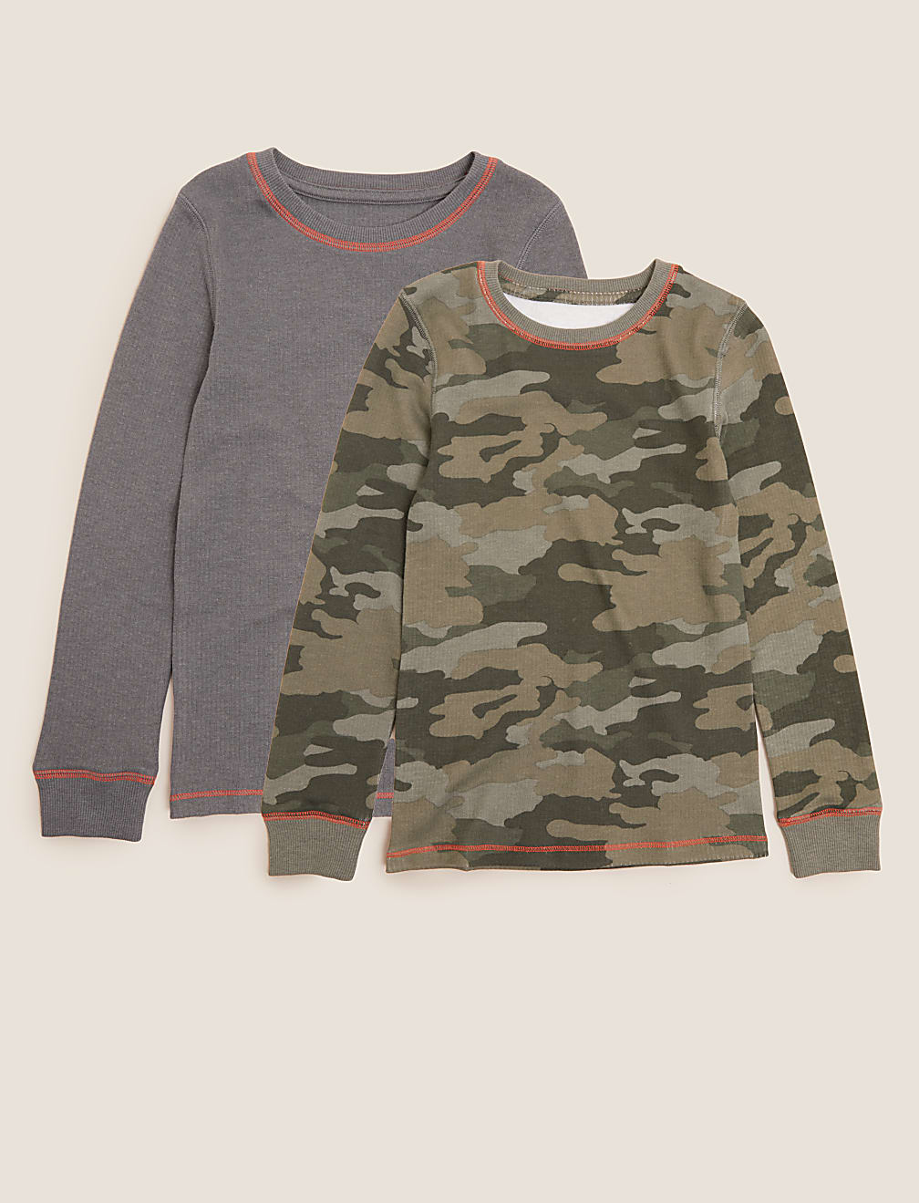 2pk Thermal Camo Tops (2-16 Yrs)