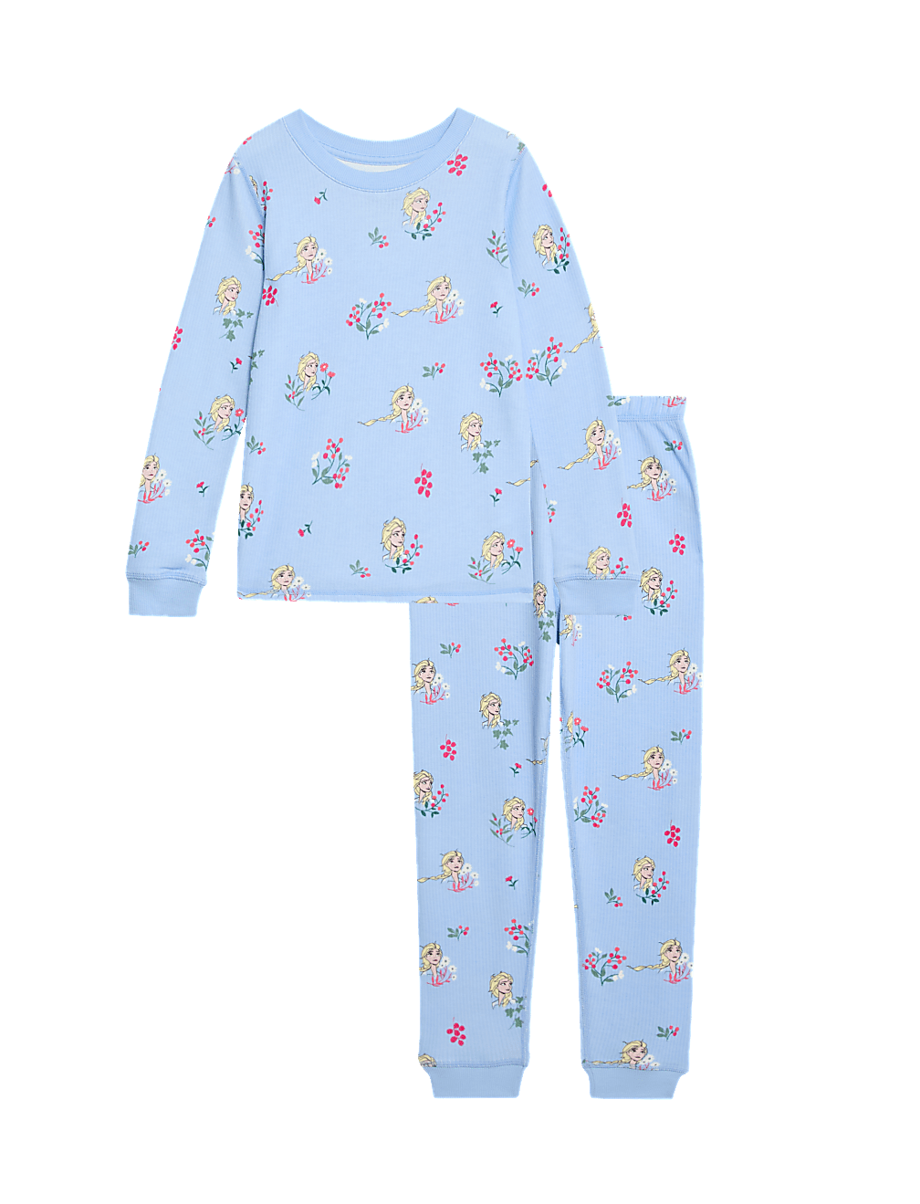 Buy Cotton Blend Disney Frozen Thermal Pyjamas 2 12 Yrs at Marks Spencer