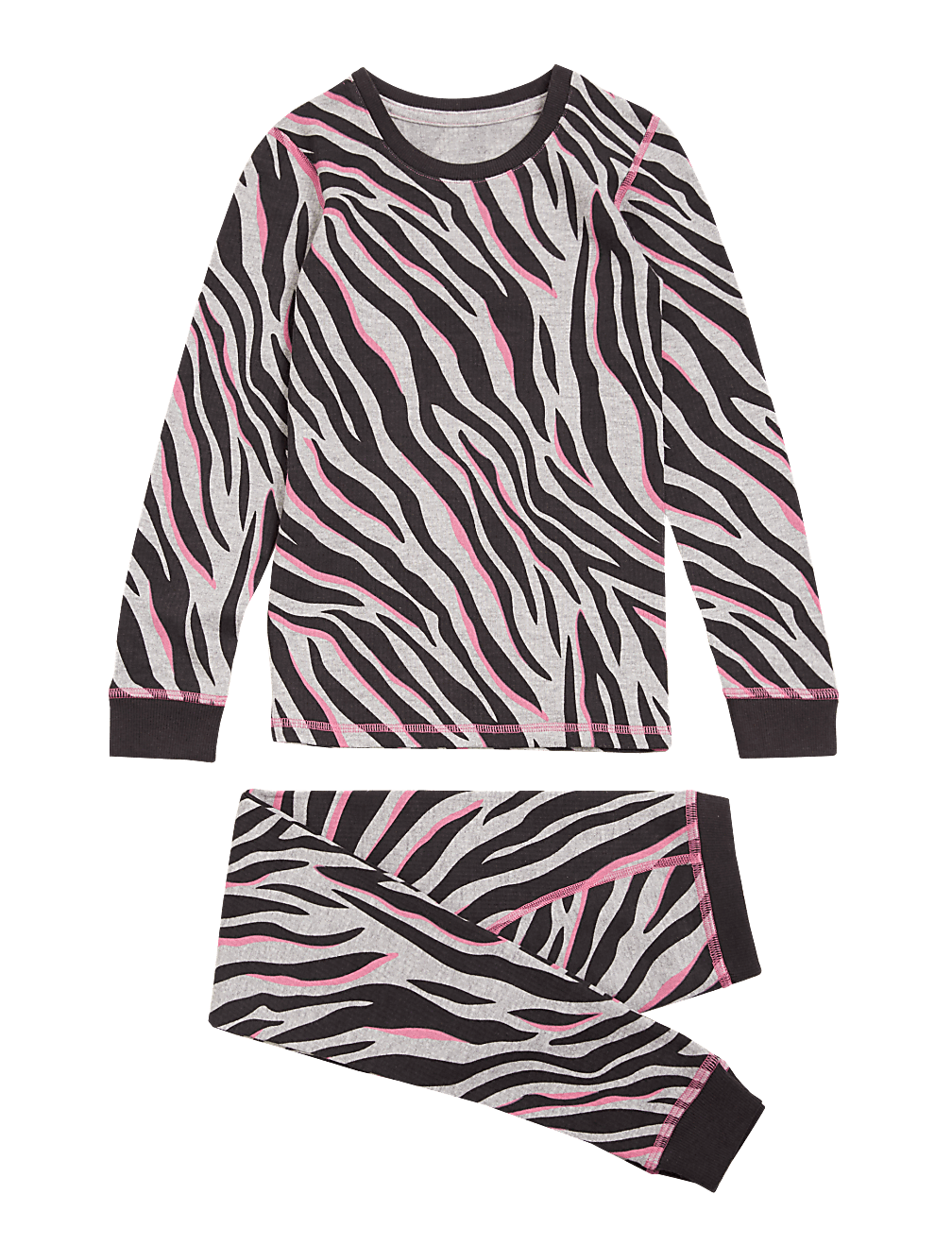 Thermal Cotton Zebra Set (6-16 Yrs)