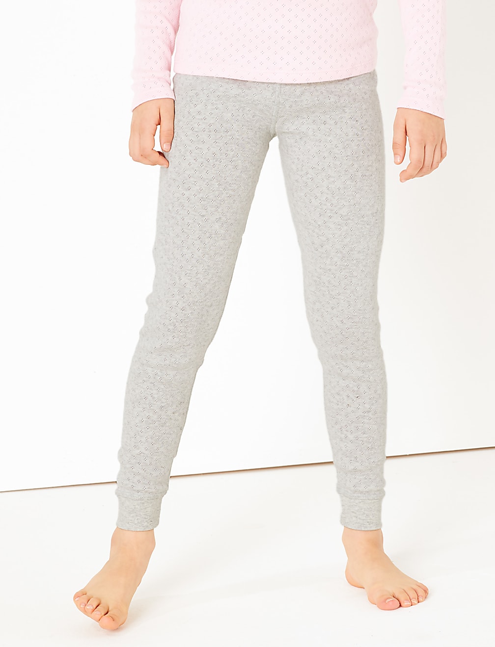Pointelle Thermal Leggings